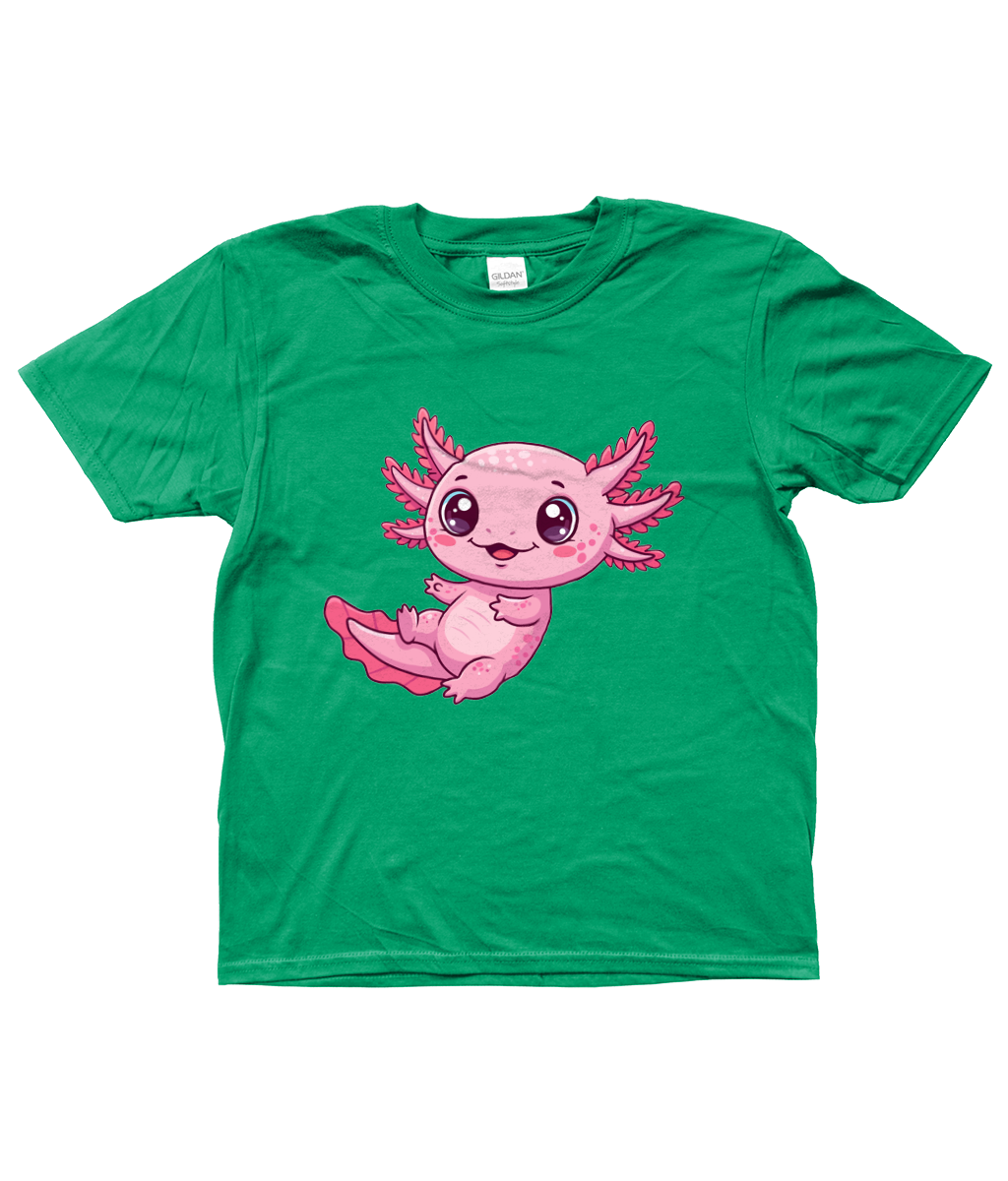 Axolotl Kids Shirt, Front Side