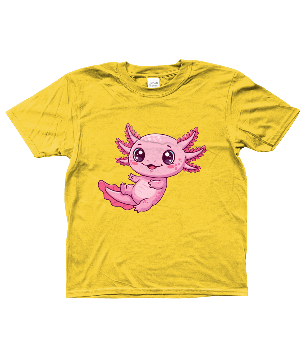 Axolotl Kids Shirt, Front Side