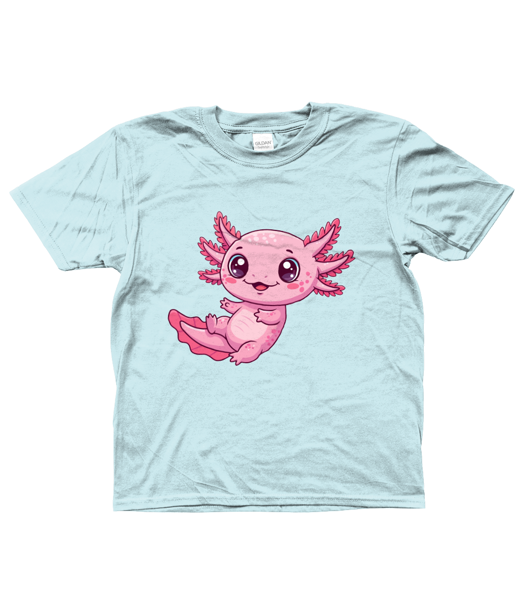 Axolotl Kids Shirt, Front Side