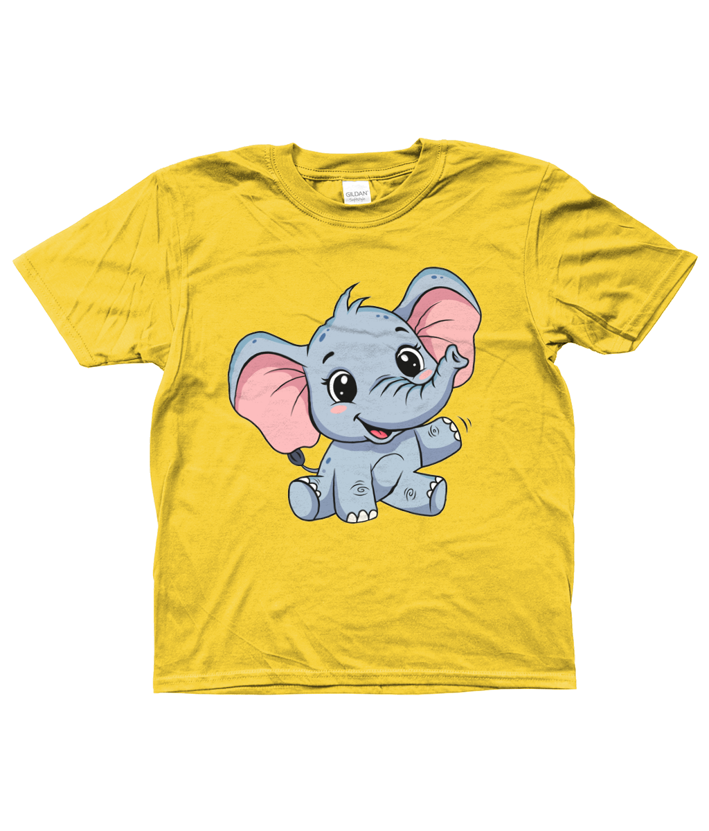 Elephant Kids Shirt, Front Side