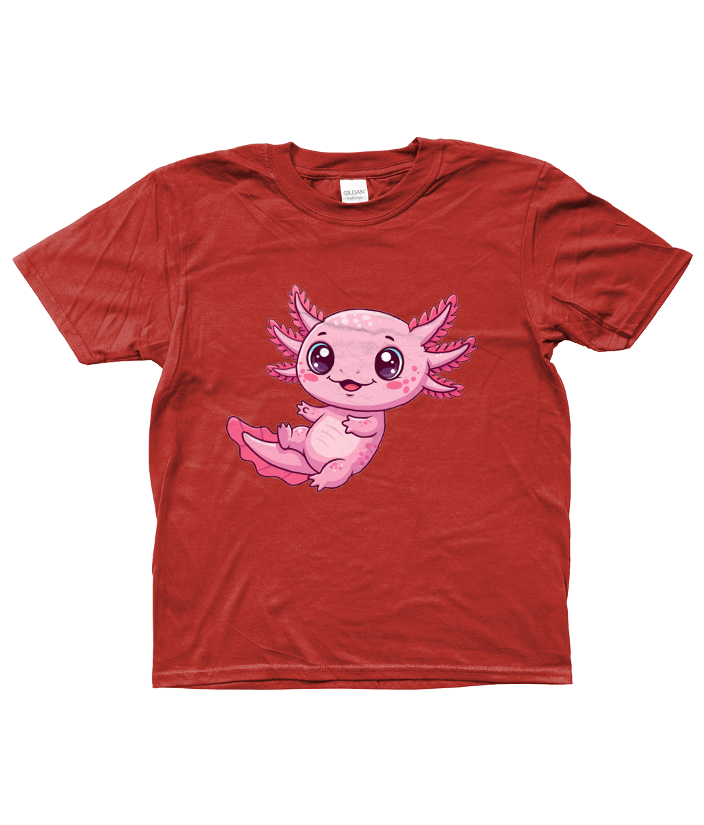Axolotl Kids Shirt, Front Side