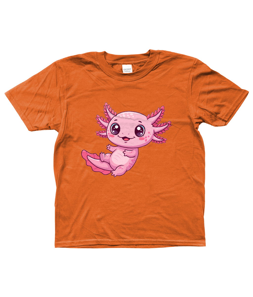 Axolotl Kids Shirt, Front Side