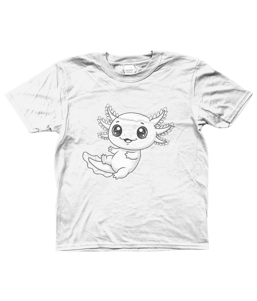 Axolotl Kids Shirt, Front Side
