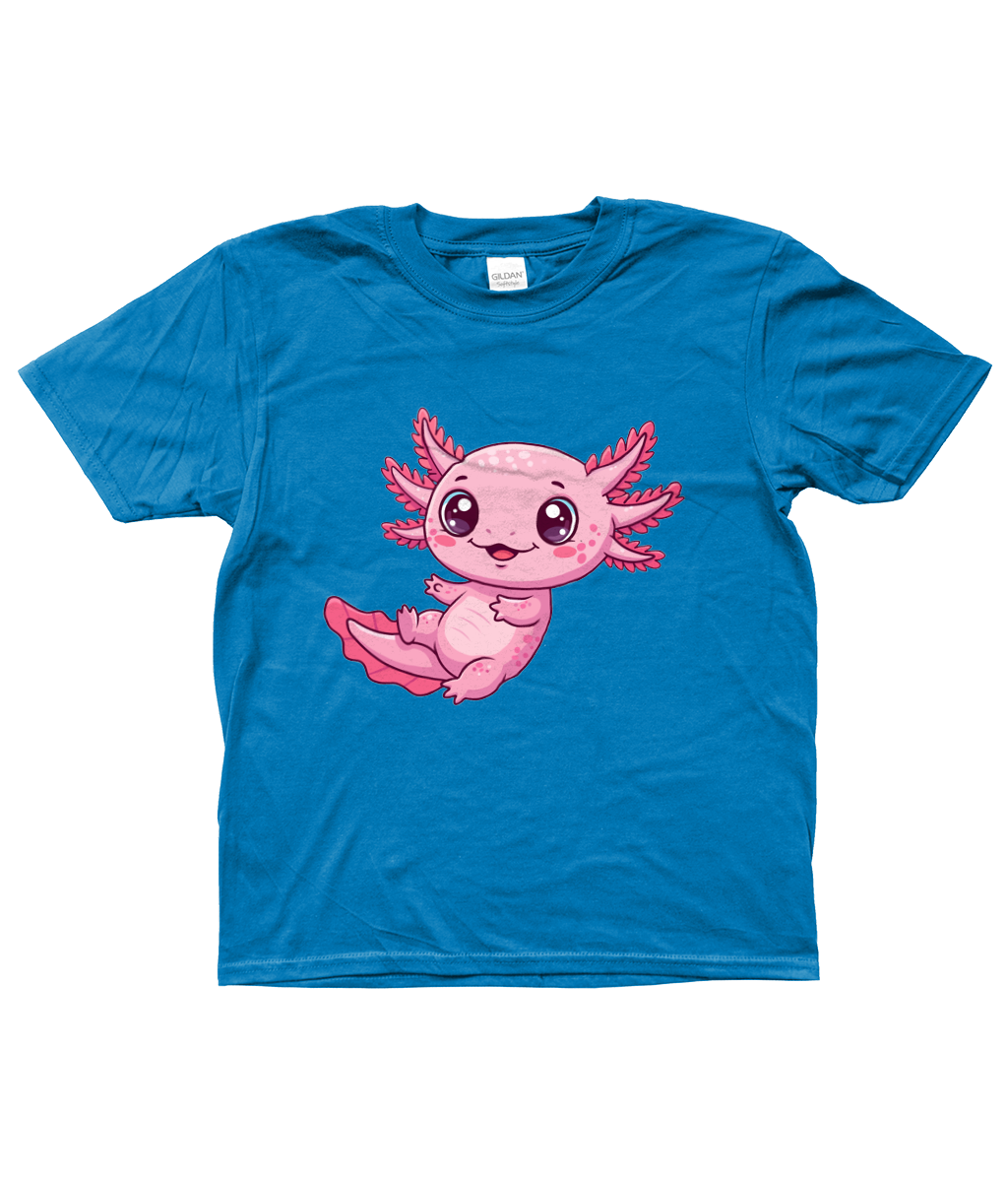 Axolotl Kids Shirt, Front Side