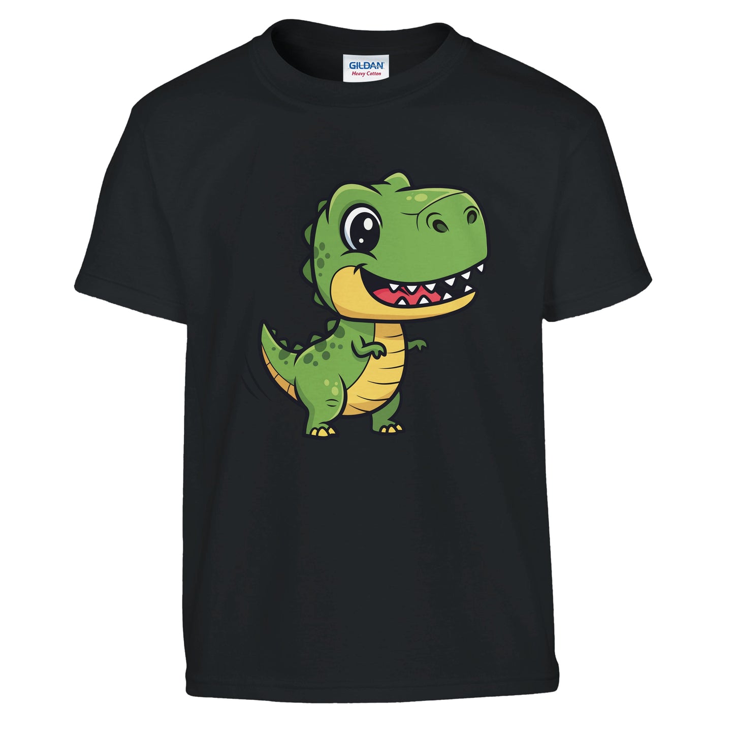 Cute Dino Kids Shirt, Front Side