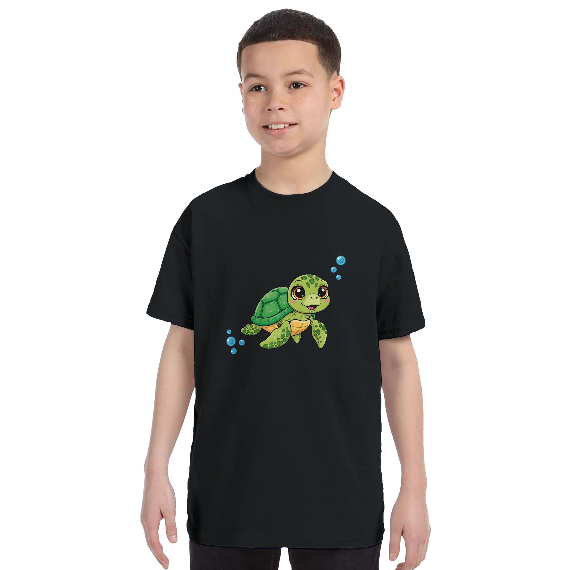 Cute Turtle Kids Shirt, Front side