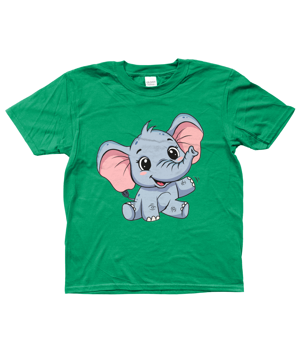 Elephant Kids Shirt, Front Side