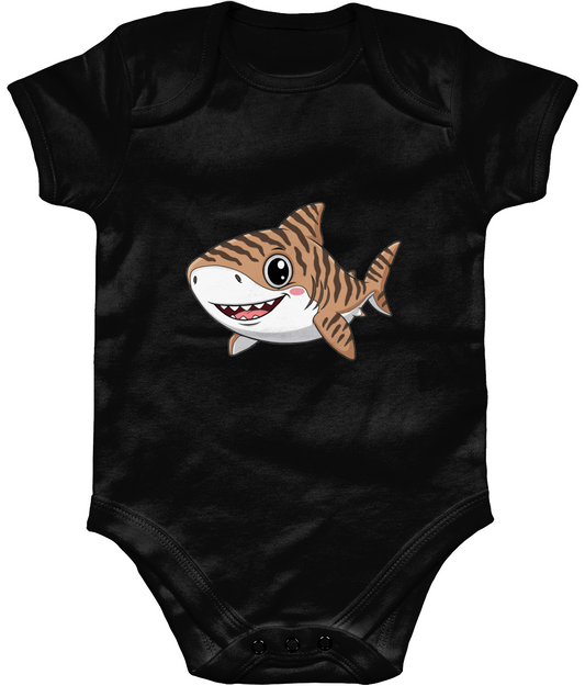 Shark Baby Bodysuit, Front Side