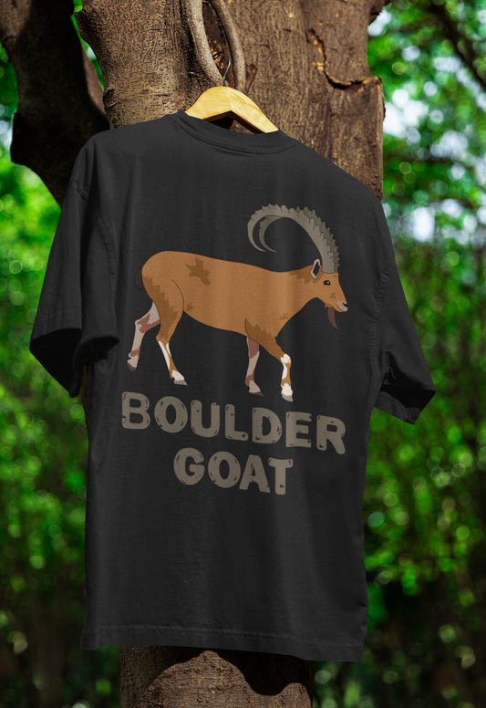 Canvas Tee Boulder G.O.A.T.
