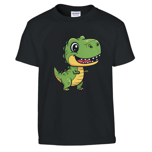 Cute Dino Kids Shirt, Front Side
