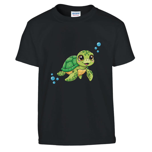 Cute Turtle Kids Shirt, Front side